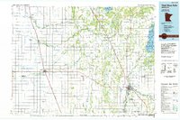 1985 Map of Thief River Falls MN High Res Pastmaps